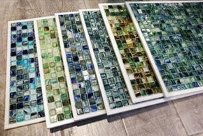 How to Cut Glass Mosaic Tiles With a Wet Saw