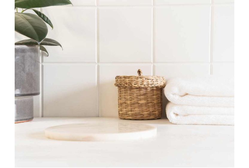 How Can I Make My White Bathroom Tiles More Interesting?