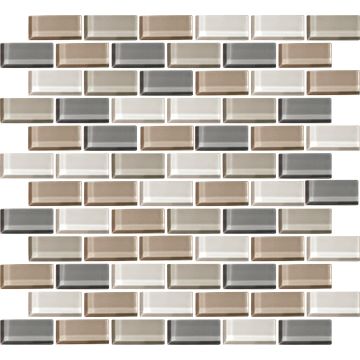Willow Water Bl Straight Joint beautiful light grey premium tile on bathroom shower wall, 12x12