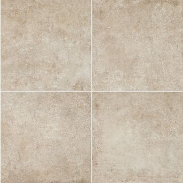 Historic Limestone - HS11 - Native - Square - 24X24 - Matte walnut brown porcelain tile tile on bathroom shower wall, 24x24