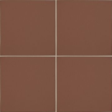 Quarry Naturals - 0N01 - Lava Red - Square - 8X8 - Matte beautiful red porcelain tile tile on bathroom shower wall, 8x8
