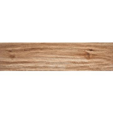 American Estates 217 Natural Plank ULCG Brown rich brown porcelain tile tile on bathroom shower wall, 225x900