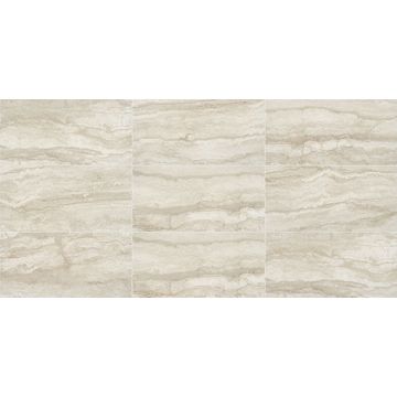 Vellagio - 0N01 - Silver - Rectangle - 12X24 - Matte beautiful silver porcelain tile tile on bathroom shower wall, 300x600