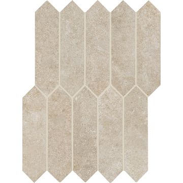 Historic Limestone - HS11 - Native - Picket - 3X12 - Matte porcelain tile picket tile, warm brown, 3x12
