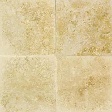 Travertine - T324 - Turco Classico - Square - 12X12  - Honed natural stone tile, beautiful cream, 12x12