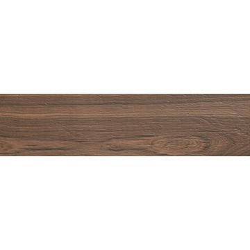 Knoxwood 512 Nutmeg Plank KW04 Brown rich brown porcelain tile tile on bathroom shower wall, 6x24