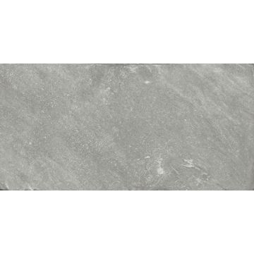 Solstice - ST35 - Summer Moss - Rectangle - 5X30 - Matte silver gray porcelain tile tile on bathroom shower wall, 225x750
