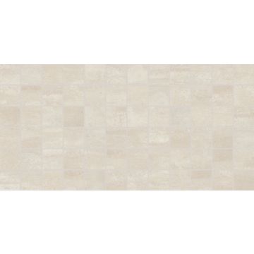 Mist Straight Joint Stone-look Porcelain Tile installed on bathroom wall