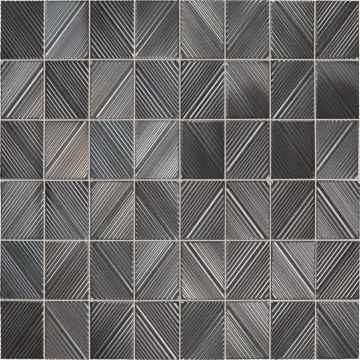 Metallic Gray, Structural, 3X4, Glossy