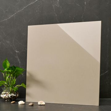 24x24 Element Matte Polished Porcelain Tile sandy beige premium porcelain tile on bathroom shower wall, 24x24