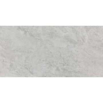 Oberon Genoa Grigio Rectangle marble-look luxury vinyl tile flooring in genoa grigio from Oberon Collection