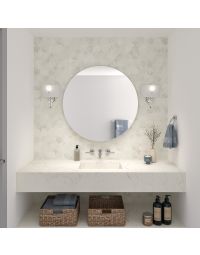 White Herringbone pure white premium herringbone tile on bathroom shower wall, 2x6