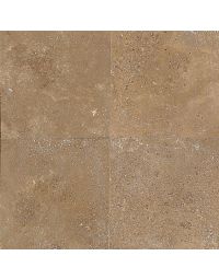 Travertine - T311 - Noce - Square - 18X18 - Honed beautiful gold natural stone tile on bathroom shower wall, 457x457