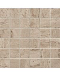 Travertine Straight Joint walnut brown premium tile on bathroom shower wall, 50x50