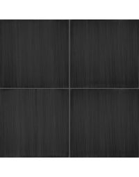 Scenario 428 Nero Square SR22 Black deep black porcelain tile tile on bathroom shower wall, 8x8