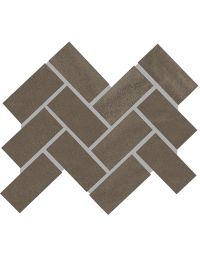Artezen 124 Metallic Vibe Herringbone AT25 Medium Gray glazed ceramic herringbone tile, beautiful medium gray, 2x8