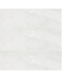 Gallery Pearl Rectangle crisp white premium tile on bathroom shower wall, 300x600