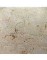 Rosa Cream Marble cream beige natural stone tile on bathroom shower wall, 12x12