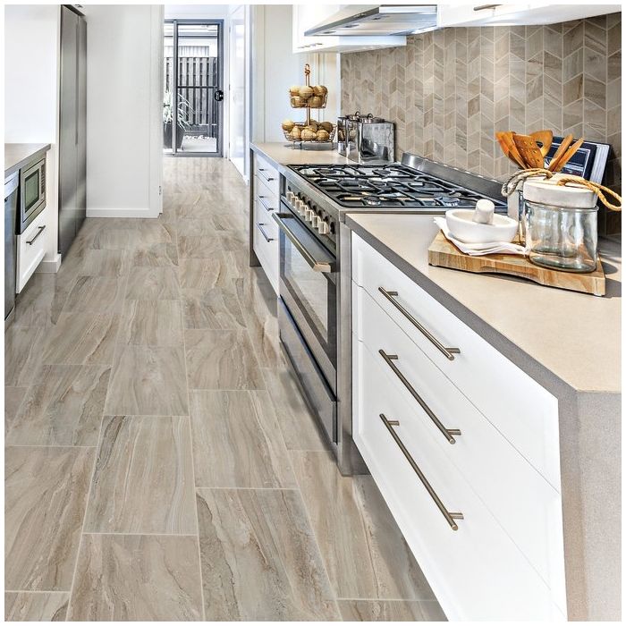 Luxe Chevron in Backsplash