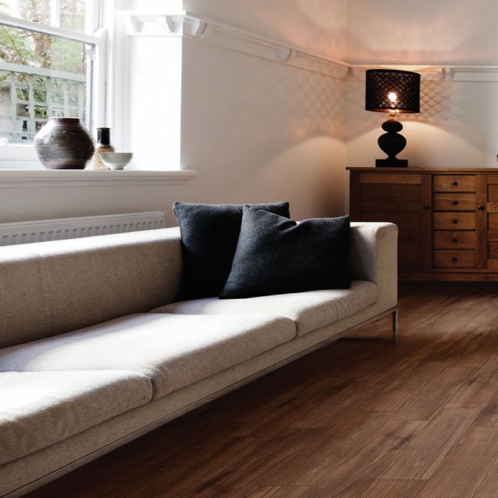 6 x 24 inches, Warm Brown Porcelain tiles, Elegant Matte