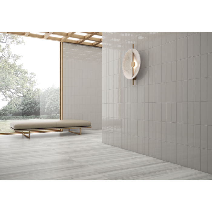 Gray Ceramic Tile 4"x12" for Bathroom Walls – Modern and Durable