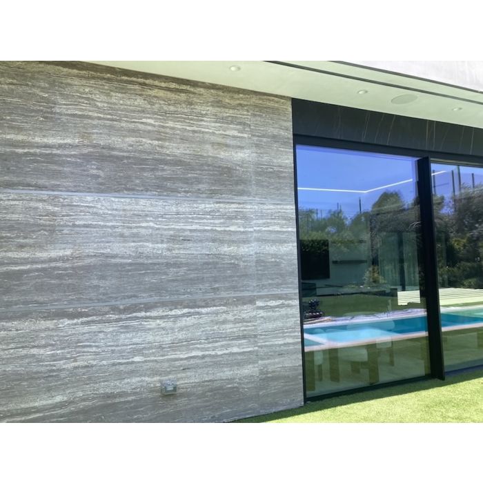 silver travertine 