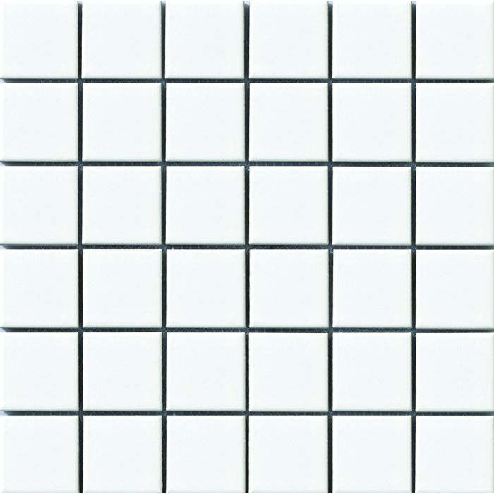 2x2 Vintage Porcelain Mosaic White