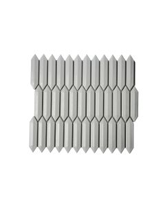 ceramic wall tile -302-Crib-Matte-300 x 300 mm ( 12" x 12" ) bright white premium tile on bathroom shower wall, 12x12