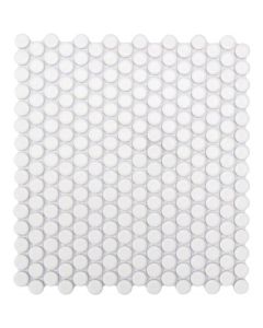 ceramic wall tile -277-Cala-Matte-300 x 300 mm ( 12" x 12" ) snow white premium tile on bathroom shower wall, 12x12