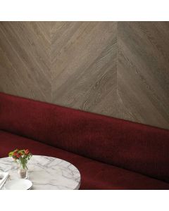 Matte Ebony Hexagon beautiful dark brown premium hexagon tile on bathroom shower wall, 6x47