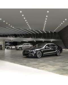 Aluminum Rectangle elegant grey premium tile on bathroom shower wall, 300x600