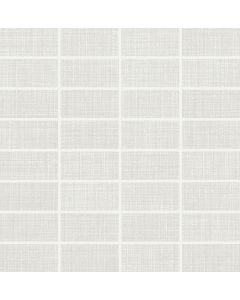 Modern Textile White Rectangle Modern Textile snow white premium tile on bathroom shower wall, 300x600