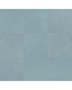 Waterfall Square Matte Gray modern grey premium tile on bathroom shower wall, 12x12