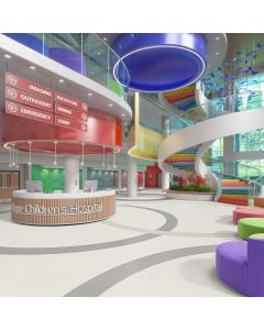 Mineral Fabric Square pristine white premium tile on bathroom shower wall, 24x24