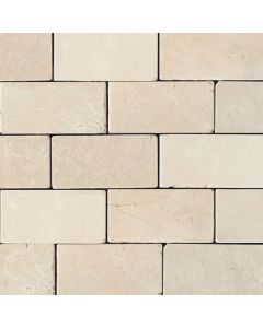 Marble - M722 - Crema Marfil Classico - Rectangle - 12X24 - Honed natural stone tile, soft beige, 300x600
