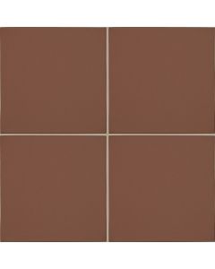 Quarry Naturals - 0N01 - Lava Red - Square - 8X8 - Abrasive beautiful red porcelain tile tile on bathroom shower wall, 8x8