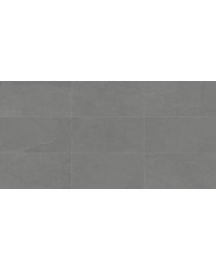 Armor Rectangle charcoal grey premium tile on bathroom shower wall, 300x600