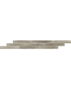 Cobblestone Plank warm beige porcelain tile on bathroom shower wall, 7x47