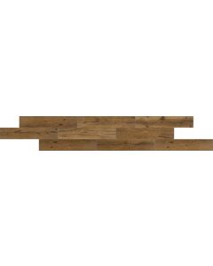 Waterwood - WD17 - Classic Oak - Plank - 8X40 - Matte caramel brown porcelain tile tile on bathroom shower wall, 200x750