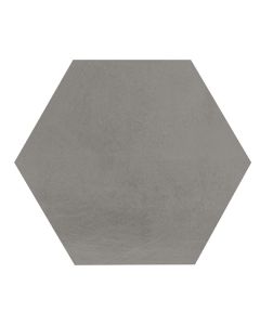 Moroccan Concrete 484 Gray Hexagon MC52 Gray dove gray porcelain tile hexagon tile on bathroom shower wall, 12x12