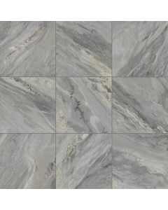 Savoir 630 Bleu Square SV13 Gray silver gray porcelain tile tile on bathroom shower wall, 24x24