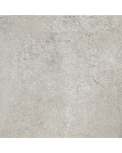 Historic Limestone - HS12 - Lineage - Square - 24X24 - Matte refined gray porcelain tile tile on bathroom shower wall, 24x24