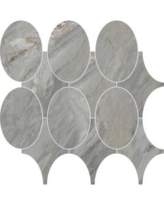 Savoir 632 Bleu Mixed SV13 Gray refined gray porcelain tile tile on bathroom shower wall, 12x12