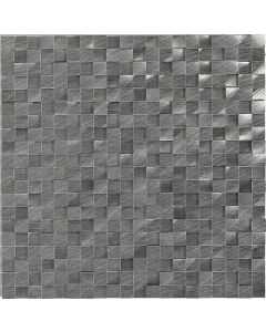 Matte Black 3D Cube beautiful dark grey premium tile on bathroom shower wall, 12x12