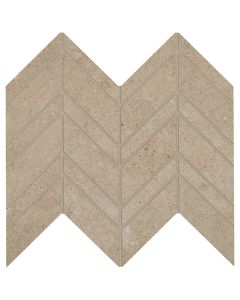 Modern Formation 325 Overland Beige Chevron MF02 Beige cream beige porcelain tile tile on bathroom shower wall, 12x12