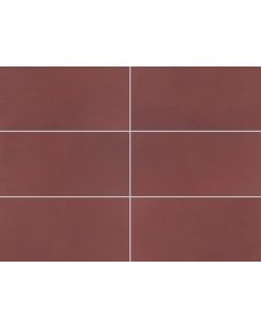 Color Story Floor - 0021 - Matte Passion - Rectangle - 12X24 - Matte porcelain tile tile, beautiful maroon, 300x600