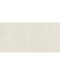 Subtle Strands - SS35 - Chalk - Rectangle - 12X24 - Matte bright white porcelain tile tile on bathroom shower wall, 300x600