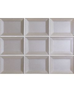 Luminescence 584 Silver Straight Joint LM13 Silver beautiful silver mosaic tile on bathroom shower wall, 3x4