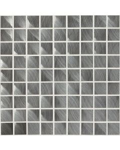 Matte Black Harlequin beautiful dark grey premium tile on bathroom shower wall, 12x12