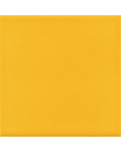 Color Story Wall - 0075 - Lemon Zest - Rectangle - 8X24 - Glossy beautiful yellow mosaic tile on bathroom shower wall, 8x24